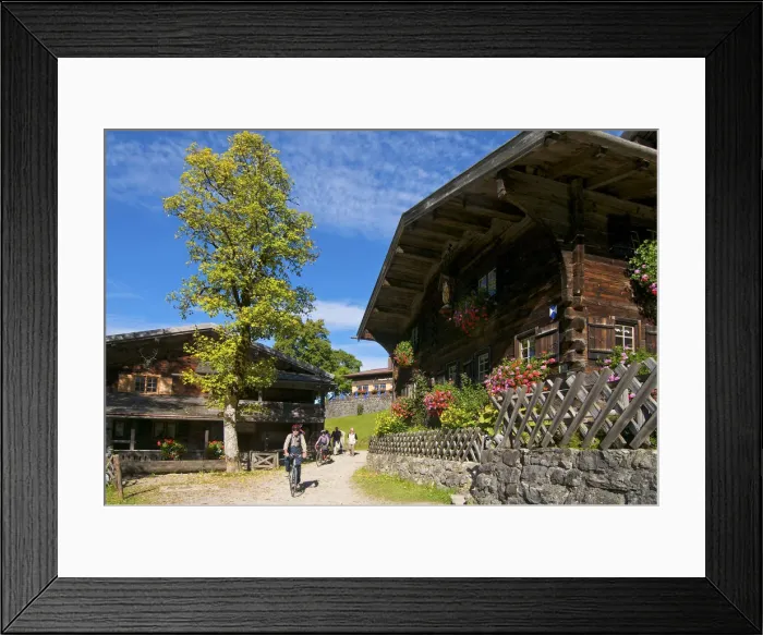 Framed Print : Farmhouse in Gerstruben, Allgaeu, Bavaria, Germany Framed Print : Farmhouse in Gerstruben, Allgaeu, Bavaria, Germany