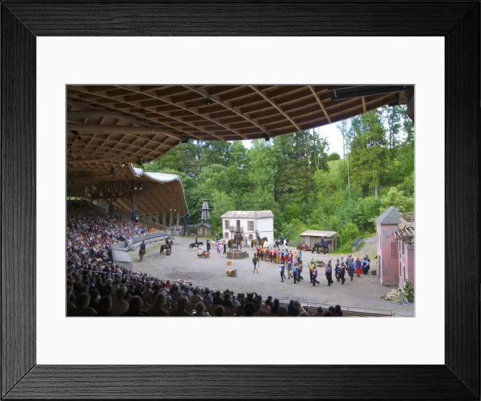Framed Print : Theatre in Altusried, Allgaeu, Bavaria, Germany