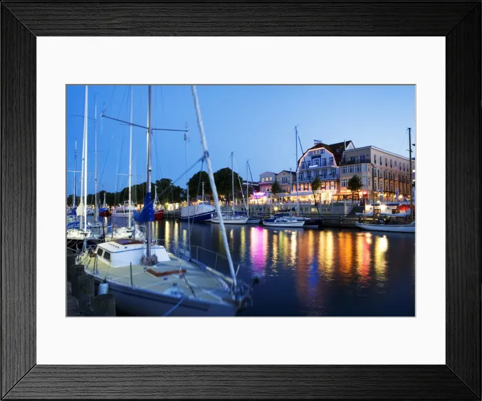 Framed Print : Marina, Warnemuende, Rostock, Mecklenburg-Western Pomerania, Germany Framed Print : Marina, Warnemuende, Rostock, Mecklenburg-Western Pomerania, Germany