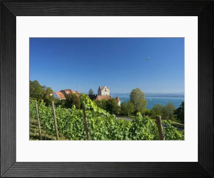 Framed Print : Old Castle of Meersburg, Lake Constance, Baden-Wuerttemberg, Germany Framed Print : Old Castle of Meersburg, Lake Constance, Baden-Wuerttemberg, Germany