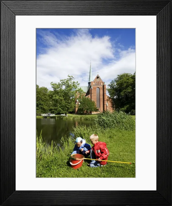 Framed Print : Cathedral, Bad Doberan, Mecklenburg-Western Pomerania, Germany