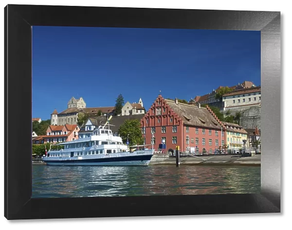 Cityscape of Meersburg, Lake Constance, Baden-Wuerttemberg, Germany