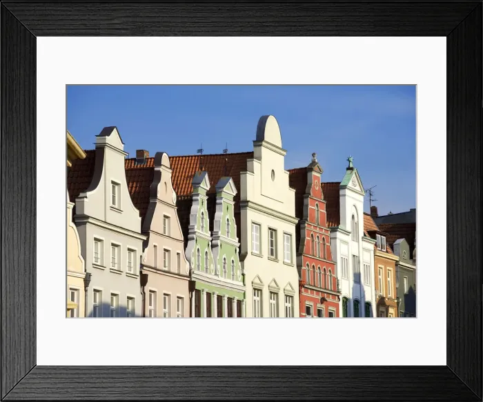 Framed Print : Wismar, Mecklenburg-Western Pomerania, Germany Framed Print : Wismar, Mecklenburg-Western Pomerania, Germany