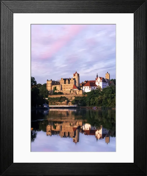 Framed Print : Saale, Bemburg, Saxony-Anhalt, Germany Framed Print : Saale, Bemburg, Saxony-Anhalt, Germany