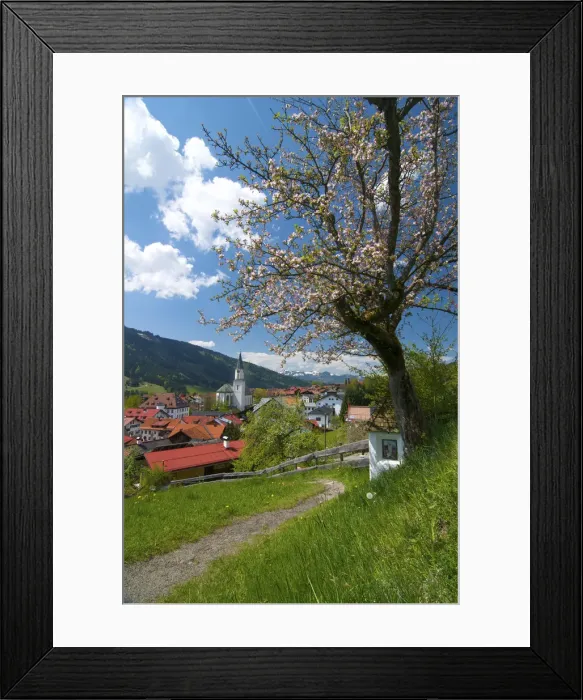 Framed Print : Bad Hindelang, Allgaeu, Bavaria, Germany Framed Print : Bad Hindelang, Allgaeu, Bavaria, Germany