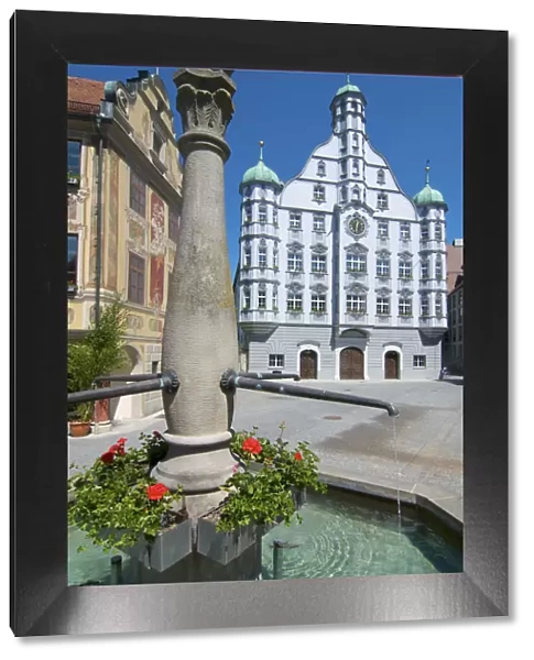 Town Hall, Memmingen, Allgaeu, Bavaria, Germany