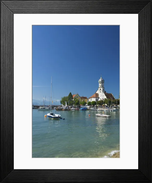 Framed Print : Wasserburg, Lake Constance, Bavaria, Germany Framed Print : Wasserburg, Lake Constance, Bavaria, Germany