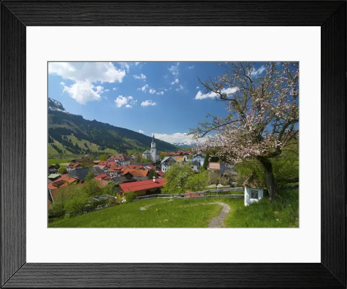 Framed Print : Bad Hindelang, Allgaeu, Bavaria, Germany Framed Print : Bad Hindelang, Allgaeu, Bavaria, Germany