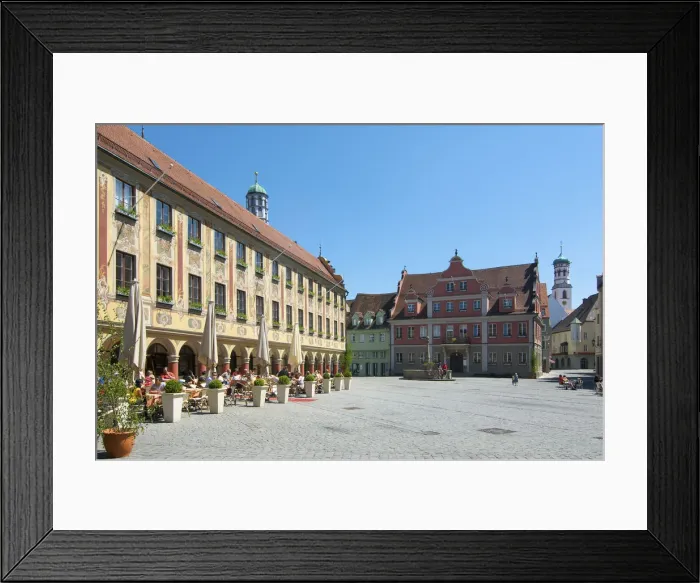 Framed Print : Steuerhaus, Memmingen, Allgaeu, Bavaria, Germany Framed Print : Steuerhaus, Memmingen, Allgaeu, Bavaria, Germany