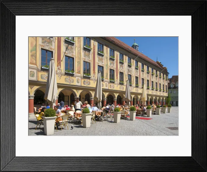 Framed Print : Steuerhaus, Memmingen, AllgaIou, Bayern, Deutschland - No model and / or property Framed Print : Steuerhaus, Memmingen, AllgaIou, Bayern, Deutschland - No model and / or property