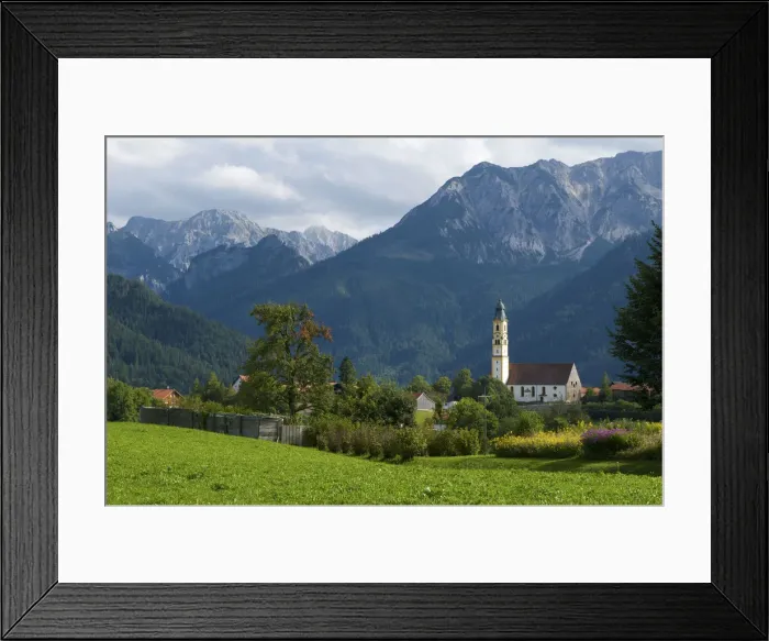 Framed Print : Pfronten, Allgaeu, Bavaria, Germany Framed Print : Pfronten, Allgaeu, Bavaria, Germany
