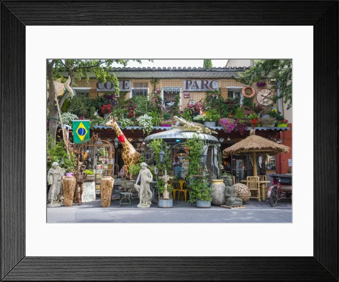 Framed Print : Menagerie Shop, L Isle-sur-la-Sorgue, Provence, France Framed Print : Menagerie Shop, L Isle-sur-la-Sorgue, Provence, France