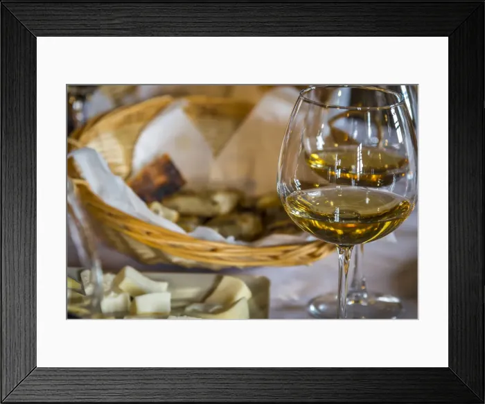 Framed Print : Europe, italy, Liguria. Wine tasting in the Cinque Terre