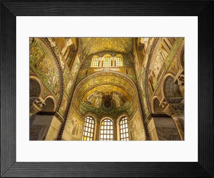Framed Print : Europe, Italy, Emilia-Romagna. Mosaico fo the basilica San Vitale in Ravenna Framed Print : Europe, Italy, Emilia-Romagna. Mosaico fo the basilica San Vitale in Ravenna