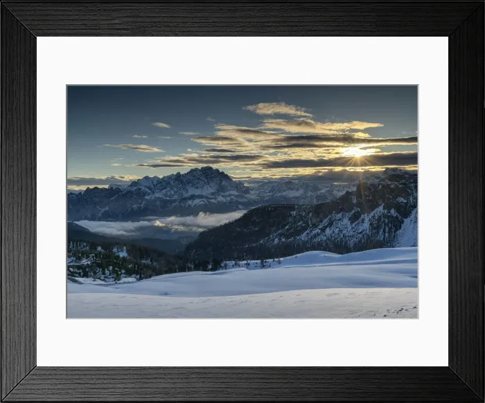 Framed Print : View from Passo Giau, Dolomites, Belluno, Italy Framed Print : View from Passo Giau, Dolomites, Belluno, Italy
