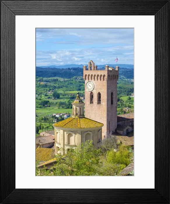 Framed Print : Cathedral of Sant Assunta and Santo Genesio and the cathedrals campanile Framed Print : Cathedral of Sant Assunta and Santo Genesio and the cathedrals campanile