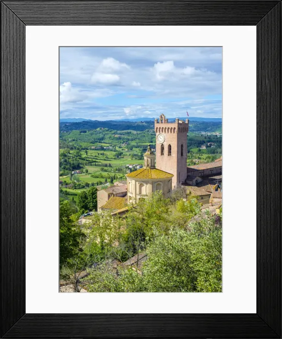 Framed Print : Cathedral of Sant Assunta and Santo Genesio and the cathedrals campanile Framed Print : Cathedral of Sant Assunta and Santo Genesio and the cathedrals campanile