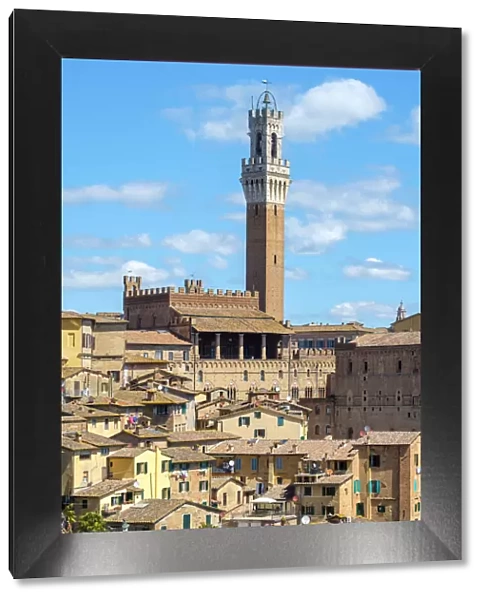 Palazzo Pubblico and Torre del Mangia, UNESCO World Heritage Site, Siena, Tuscany
