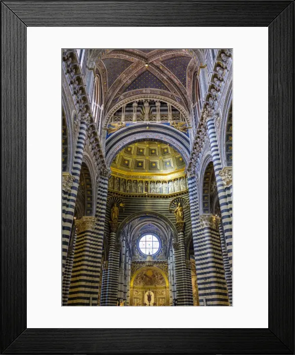 Framed Print : Central nave of Duomo di Siena (Siena Cathedral) interior, Siena, Tuscany, Italy, Europe Framed Print : Central nave of Duomo di Siena (Siena Cathedral) interior, Siena, Tuscany, Italy, Europe