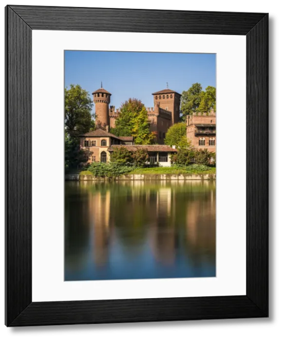 Framed Print : Borgo Medievale fortress and Po River, Turin, Piedmont, Italy Framed Print : Borgo Medievale fortress and Po River, Turin, Piedmont, Italy