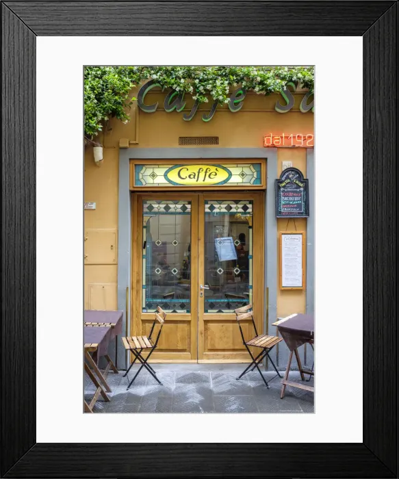 Framed Print : Cafe exterior, Florence (Firenze), Tuscany, Italy, Europe Framed Print : Cafe exterior, Florence (Firenze), Tuscany, Italy, Europe