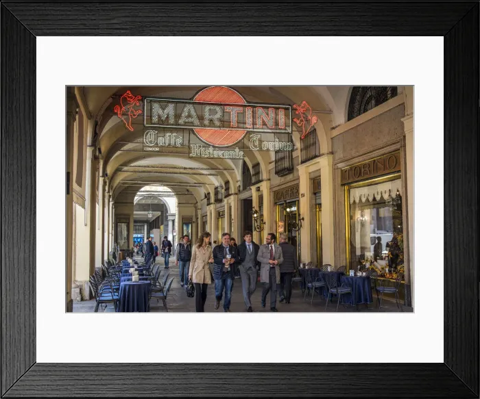 Framed Print : Piazza San Carlo shopping arcade, Turin, Piedmont, Italy Framed Print : Piazza San Carlo shopping arcade, Turin, Piedmont, Italy