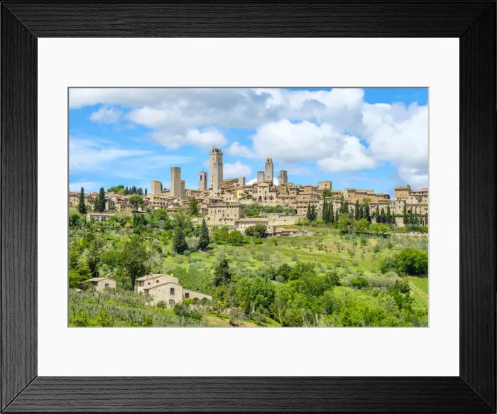 Framed Print : Medieval tower houses in the Historic Centre of San Gimignano, UNESCO World Heritage Site Framed Print : Medieval tower houses in the Historic Centre of San Gimignano, UNESCO World Heritage Site