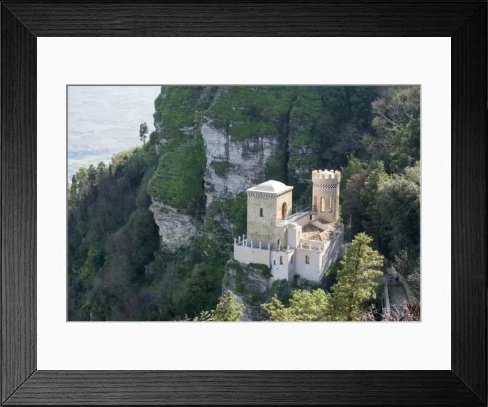 Framed Print : Europe, Italy, Sicily, Erice, Venus castle Framed Print : Europe, Italy, Sicily, Erice, Venus castle