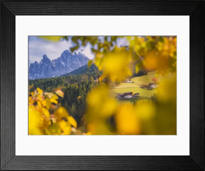 Framed Print : Funes Valley, South Tyrol region, Bolzano district, Trentino Alto Adige, Italy Framed Print : Funes Valley, South Tyrol region, Bolzano district, Trentino Alto Adige, Italy