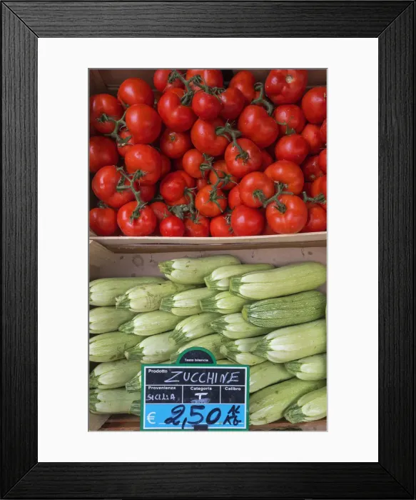 Framed Print : Fruit and vegetables seller, Lipari Town, Lipari Island, Aeolian Islands, UNESCO World Framed Print : Fruit and vegetables seller, Lipari Town, Lipari Island, Aeolian Islands, UNESCO World