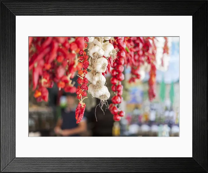 Framed Print : Italy, Italia. Apulia, Puglia, Foggia district. Gargano, Vieste. Local products Framed Print : Italy, Italia. Apulia, Puglia, Foggia district. Gargano, Vieste. Local products