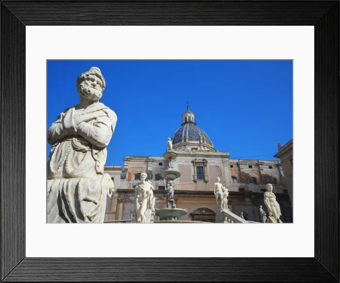 Framed Print : Piazza Pretoria, Palermo, Sicily, Italy, Europe Framed Print : Piazza Pretoria, Palermo, Sicily, Italy, Europe