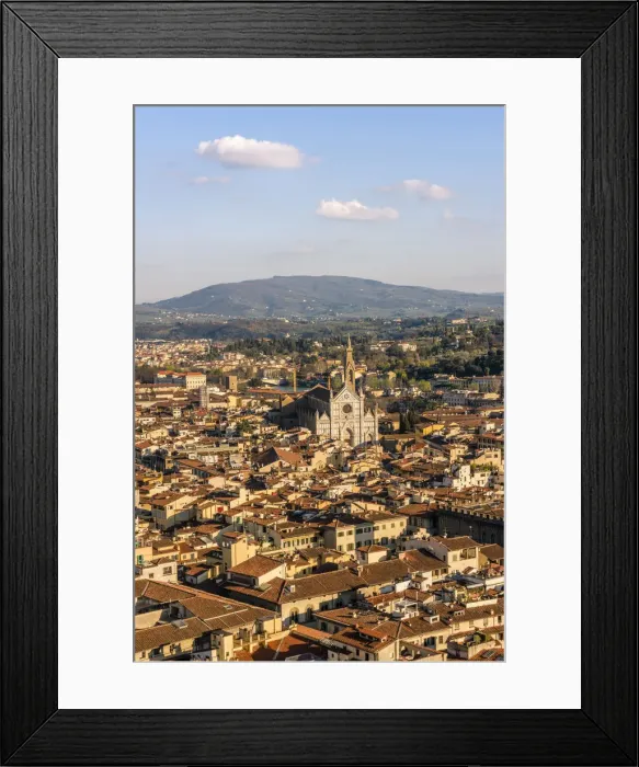 Framed Print : Florence, Tuscany, Italy. Cityscape from the Giottos tower