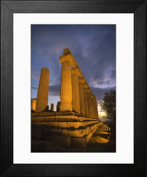 Framed Print : Temple of Juno, Valley of the Temples, Agrigento, Sicily, Italy Framed Print : Temple of Juno, Valley of the Temples, Agrigento, Sicily, Italy