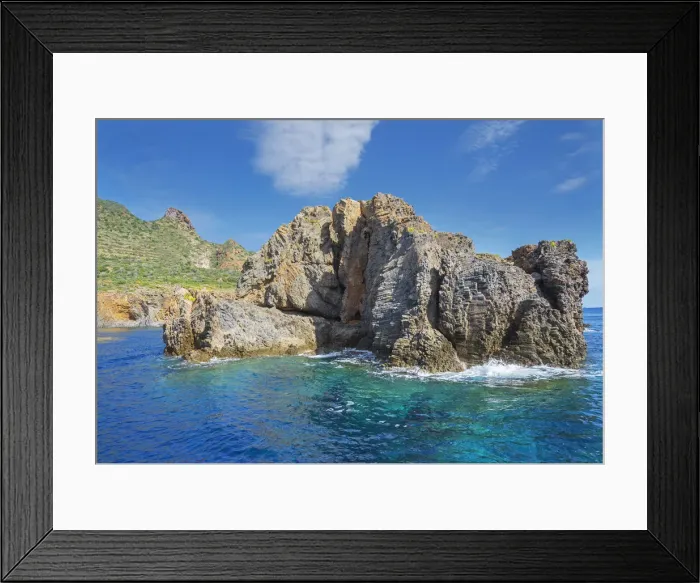 Framed Print : Punta Milazzese, Panarea, Aeolian Islands, Sicily, Italy, Europe Framed Print : Punta Milazzese, Panarea, Aeolian Islands, Sicily, Italy, Europe