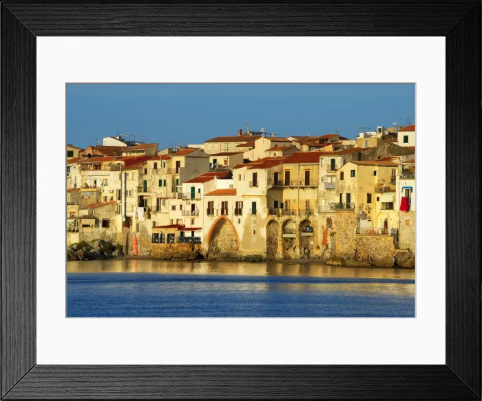 Framed Print : Old town, Cefalu, Sicily, Italy, Europe Framed Print : Old town, Cefalu, Sicily, Italy, Europe