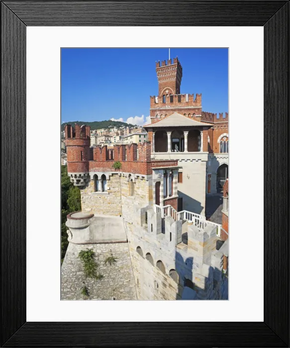 Framed Print : D Albertis Castle, Genoa, Liguria, Italy Framed Print : D Albertis Castle, Genoa, Liguria, Italy