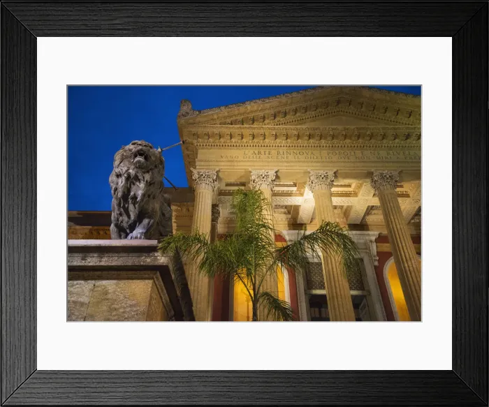 Framed Print : Teatro Massimo, Palermo, Sicily, Italy, Europe Framed Print : Teatro Massimo, Palermo, Sicily, Italy, Europe