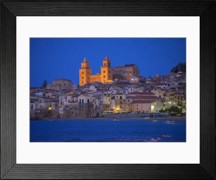 Framed Print : Cefalu, Sicily, Italy, Europe