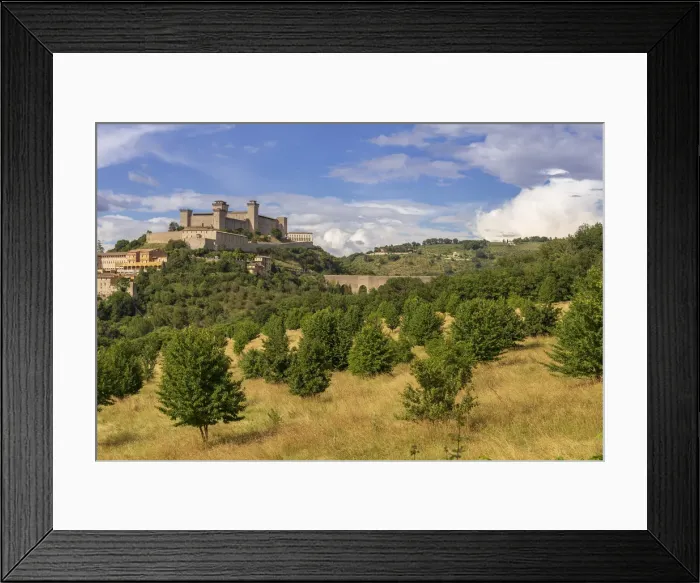 Framed Print : Italy, Umbria, Perugia district, Spoleto, Rocca Albornoz Framed Print : Italy, Umbria, Perugia district, Spoleto, Rocca Albornoz
