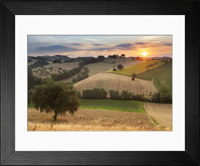 Framed Print : Italy, Marche. Macerata district. Corridonia