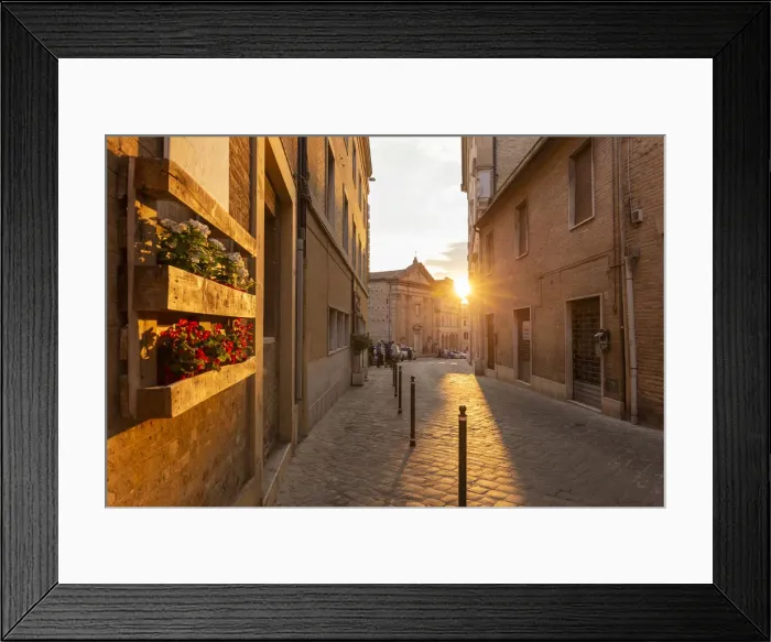 Framed Print : Italy, Marche. Macerata district. Recanati