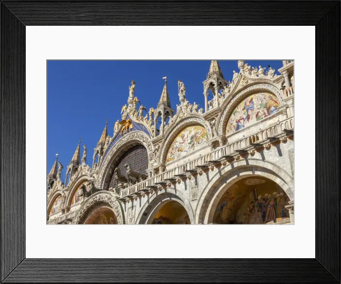 Framed Print : St Marks Basilica, St Marks Square, Venice, Veneto, Italy Framed Print : St Marks Basilica, St Marks Square, Venice, Veneto, Italy