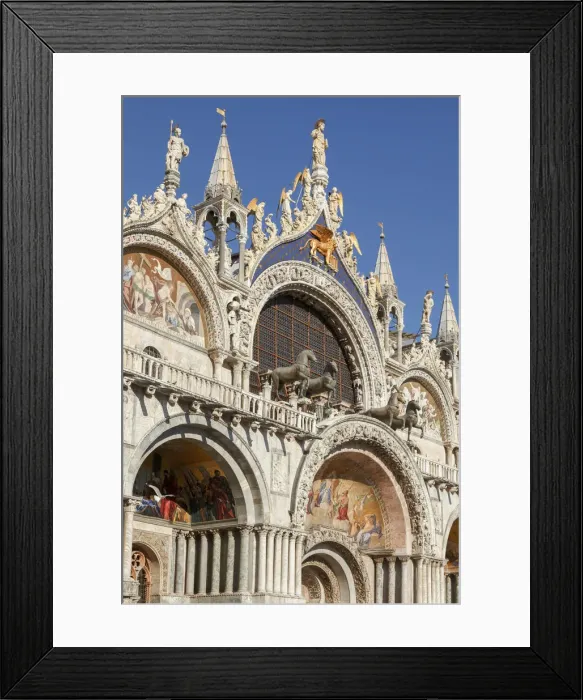 Framed Print : St Marks Basilica, St Marks Square, Venice, Veneto, Italy Framed Print : St Marks Basilica, St Marks Square, Venice, Veneto, Italy