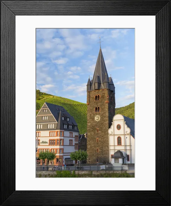 Framed Print : St Michaels Church, Bernkastel-Kues, Rhineland-Palatinate, Germany Framed Print : St Michaels Church, Bernkastel-Kues, Rhineland-Palatinate, Germany