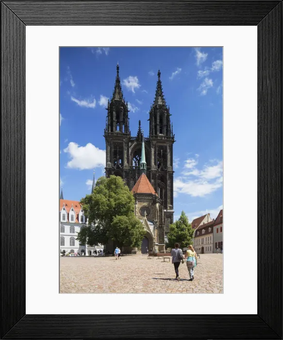 Framed Print : Cathedral, Meissen, Saxony, Germany