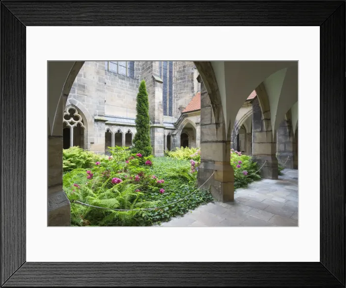 Framed Print : Cloister of Cathedral, Meissen, Saxony, Germany