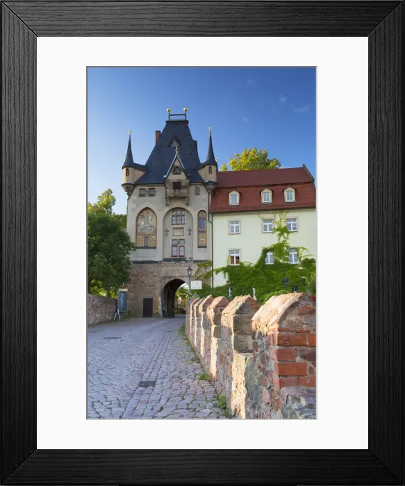 Framed Print : Tower Gate, Meissen, Saxony, Germany