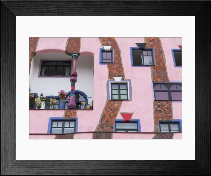 Framed Print : Grune Zitadelle (designed by Friedensreich Hundertwasser), Magdeburg, Saxony-Anhalt Framed Print : Grune Zitadelle (designed by Friedensreich Hundertwasser), Magdeburg, Saxony-Anhalt