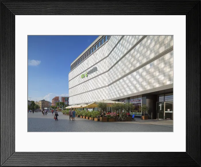 Framed Print : Hofe am Bruhl shopping mall, Leipzig, Saxony, Germany Framed Print : Hofe am Bruhl shopping mall, Leipzig, Saxony, Germany